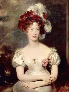 Sir Thomas Lawrence Portrait of Princess Caroline Ferdinande of Bourbon-Two Sicilies Duchess of Berry. oil painting reproduction
